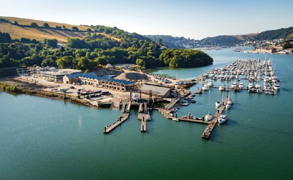 The extensive Noss on Dart marina site is positioned in an Area of Outstanding Natural Beauty.