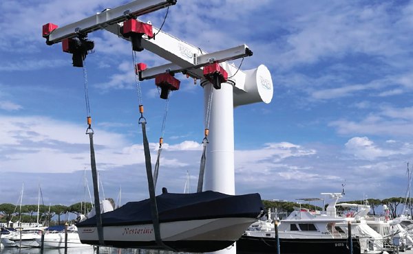 A new generation yard is well-equipped for lift, launch and boat maintenance.