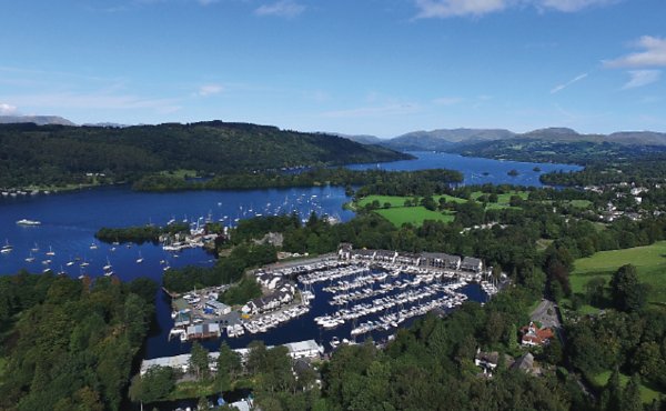 Windermere Marina Village is the largest full-service marina on Lake Windermere, the biggest lake in England.