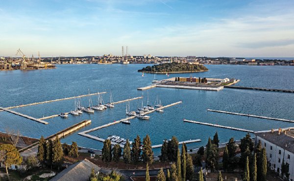 Marina Polesana opened in Pula, northern Croatia in April 2022 with 262 berths. Further phases will make it one of the largest nautical tourism projects in the Adriatic.