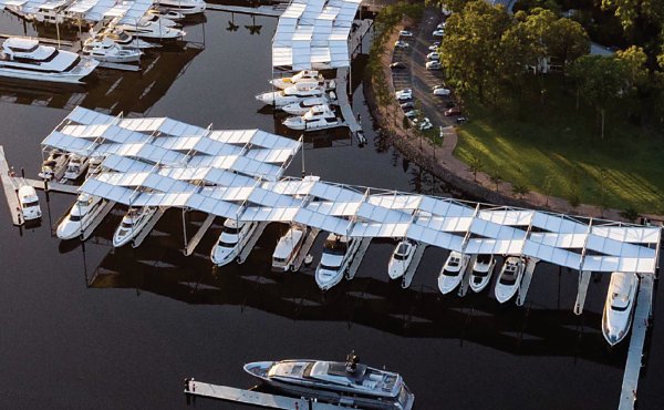 Superior Jetties expanded Sanctuary Cove Marina by adding 48 covered slips.