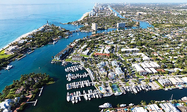 The sale of Lighthouse Point Marina was a premier transaction in a location where each slip is typically valued at US$300,000.