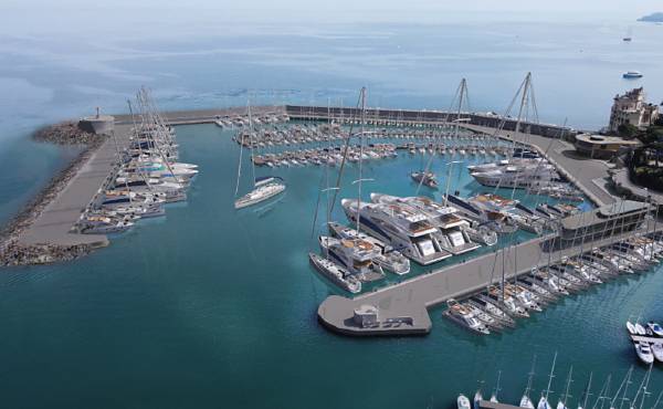 Porto Carlo Riva - A CGI of completed port.