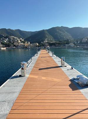 One of the new docks at Porto Carlo Riva.